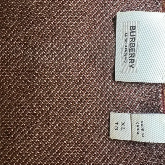 Burberry Camel Plaid Crewneck Sweater with Black & White Accents - Picture 2 of 9